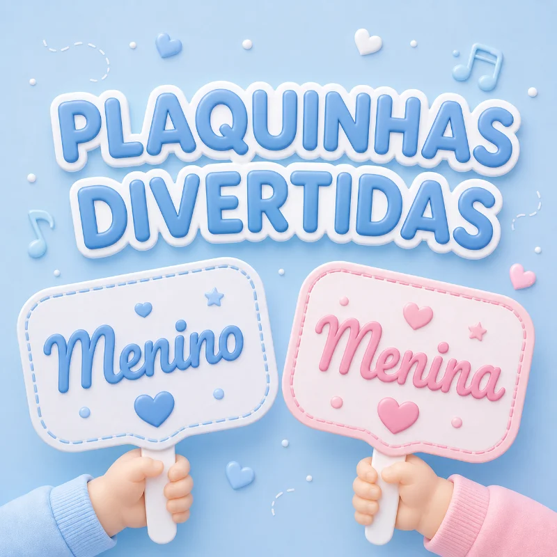 🎁 Plaquinhas Divertidas para Imprimir